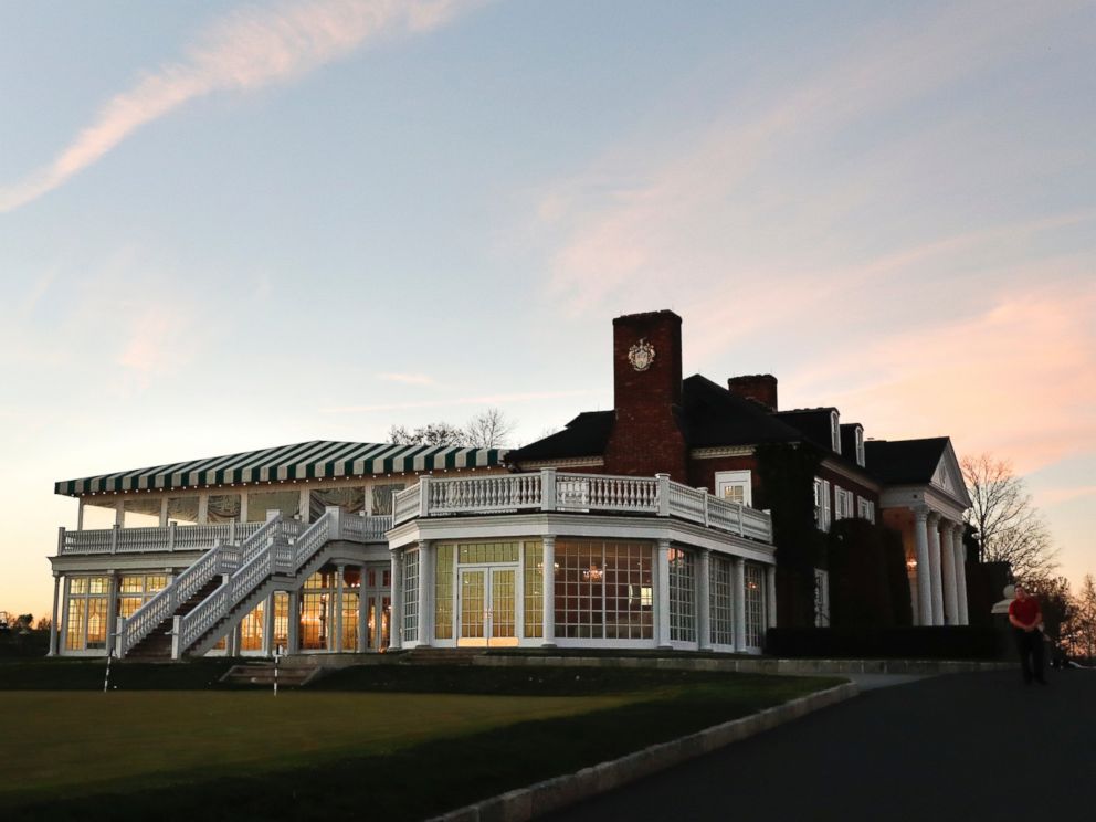 PHOTO: The clubhouse of Trump National Golf Club Bedminster in Bedminster, New Jersey, is pictured, Nov. 18, 2016, before the arrival of President-elect Donald Trump.