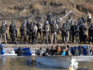 Dakota Pipeline Activist Shot With Rubber Bullet During On-Camera Interview