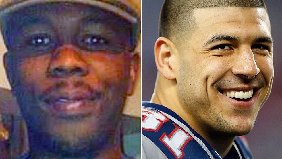 PHOTO: Odin Lloyd and Aaron Hernandez