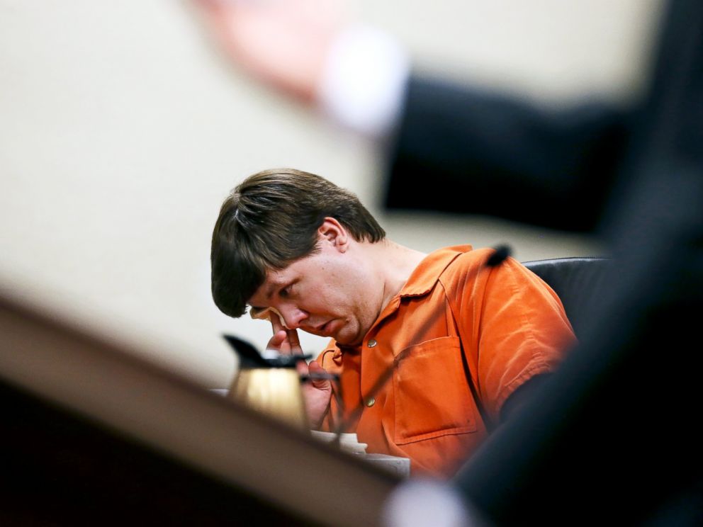 PHOTO: Justin Ross Harris, the father of a toddler who died after police say he was left in a hot car for about seven hours, wipes his eye as he sits during his bond hearing in Cobb County Magistrate Court, July 3, 2014, in Marietta, Ga.