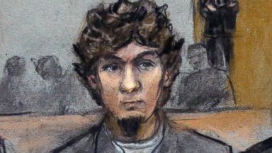 The Eerie Quiet in Court as Boston Bomber Dzhokhar Tsarnaev.