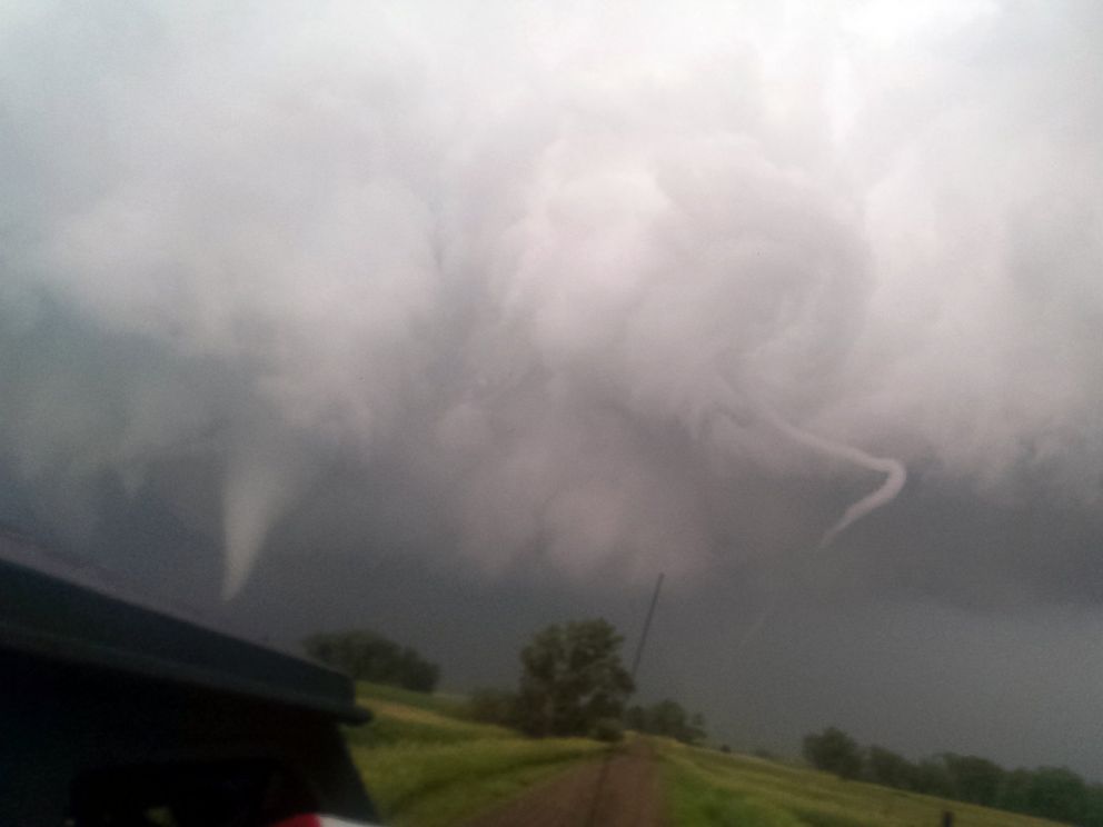 PHOTO: A tornado is spotted near Alpena, S.D., about 15 miles southwest of Wessignton Springs, June 18, 2014.