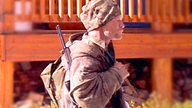 PHOTO: This undated file photo provided by the Iron County Sheriffs Office in January, shows a man who authorities identified as Troy James Knapp, walking past a cabin in the remote southern Utah wildness near Zion National Park.