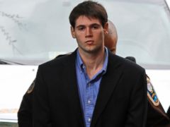 PHOTO: George Huguely V is escorted into the Charlottesville Circuit courthouse in Charlottesville, Va., Feb. 22, 2012.