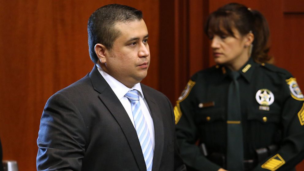 PHOTO: George Zimmerman arrives for the 16th day of his trial in Seminole circuit court, in Sanford, Fla., July 1, 2013.