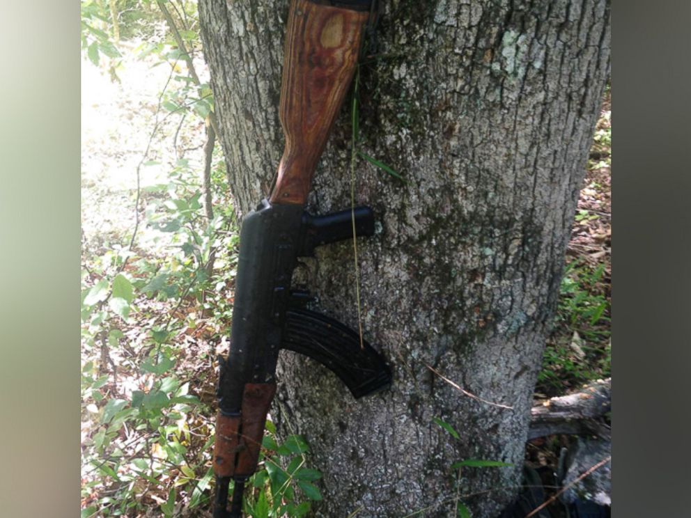 PHOTO: An undated photo provided by the Pennsylvania State Police shows what they say is an AK-47-style assault rifle that they have recovered from the woods in the manhunt for Eric Frein.