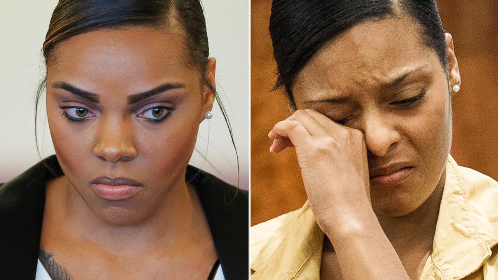 PHOTO: Shayanna Jenkins, left, is pictured in Fall River, Mass. on Dec. 22, 2014. Shaneah Jenkins, right, is pictured in Fall River, Mass. on Feb. 3, 2015. 