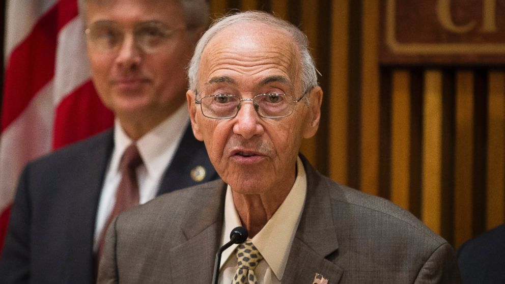 PHOTO: Former NYPD detective Jerry Giorgio speaks to the media after the police commissioner announced they had arrested the killer of a child who was nicknamed Baby Hope, Saturday, Oct. 12, 2013, in New York.