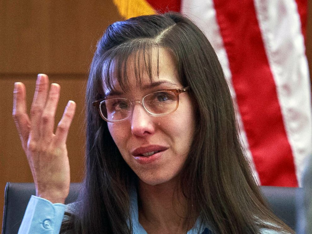 PHOTO: Defendant Jodi Arias testifies about killing Travis Alexander in 2008 during her murder trial in Phoenix, Feb. 20, 2013.