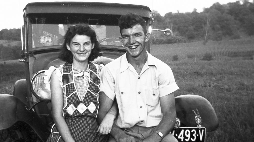 PHOTO: Kenneth and Helen Felumlee pose for a photo nearly three years before their marriage in February 1944, in this September 1941 photo provided by Dick Felumlee.