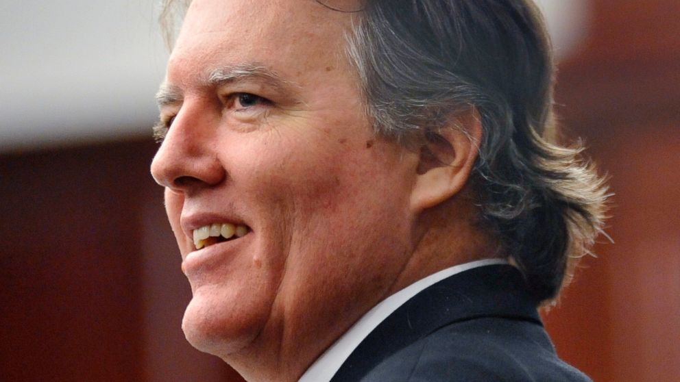 PHOTO: Michael David Dunn smiles at family and friends who came to testify at his bond hearing in Jacksonville, Fla., March 19, 2013.