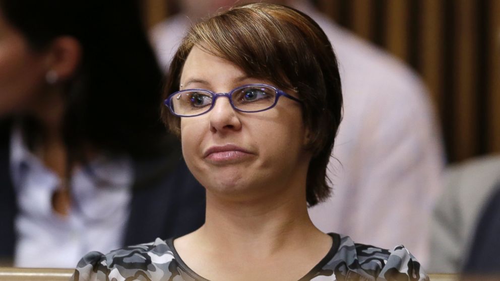 PHOTO: Michelle Knight sits in the courtroom during the sentencing phase for Ariel Castro in - AP_michelle_knight_tk_131104_16x9_992