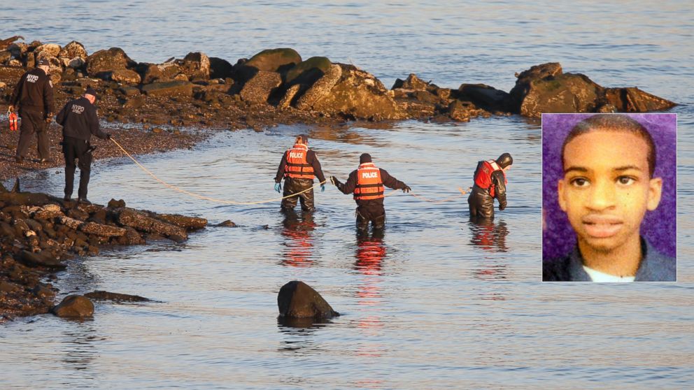 PHOTO: An NYPD dive unit continues the search for human remains after an arm and legs were discovered in New York, Jan. 17, 2014. | This image provided by the National Center for Missing & Exploited Children shows an undated photo of Avonte Oquendo.