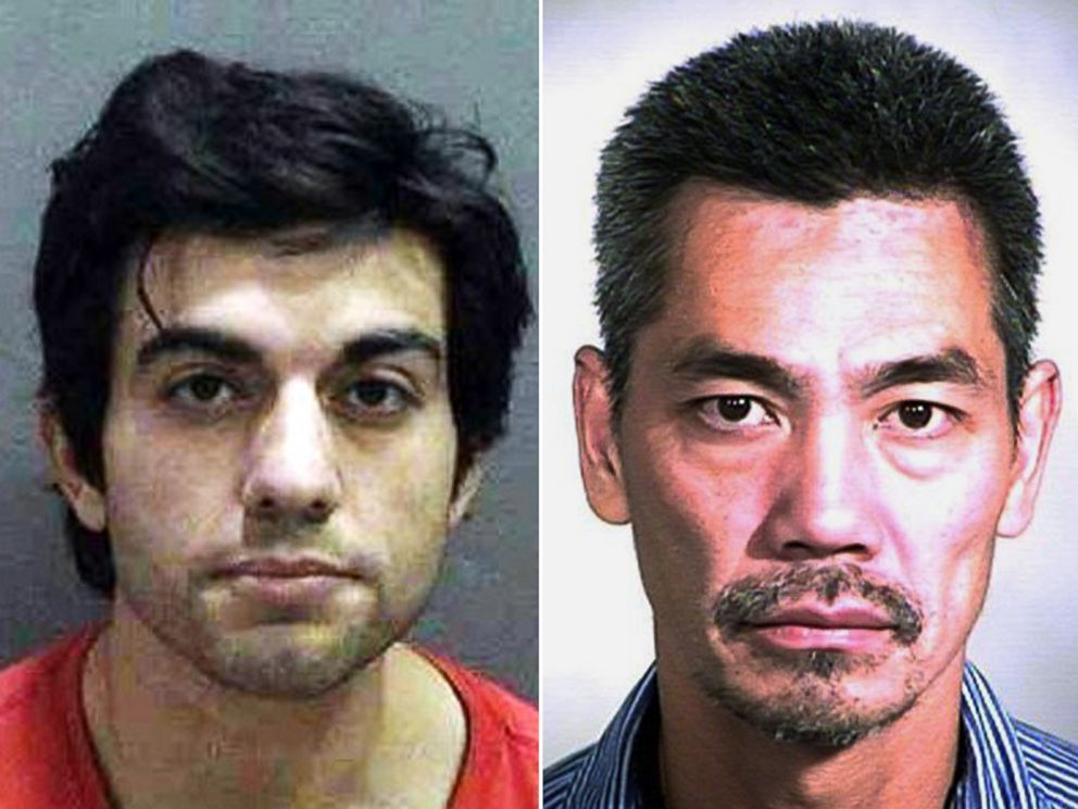 PHOTO: Hossein Nayeri, left, and Bac Duong, two of three inmates who escaped Friday, Jan. 22, 2016, from the countys Central Mens Jail in Santa Ana, Calif.