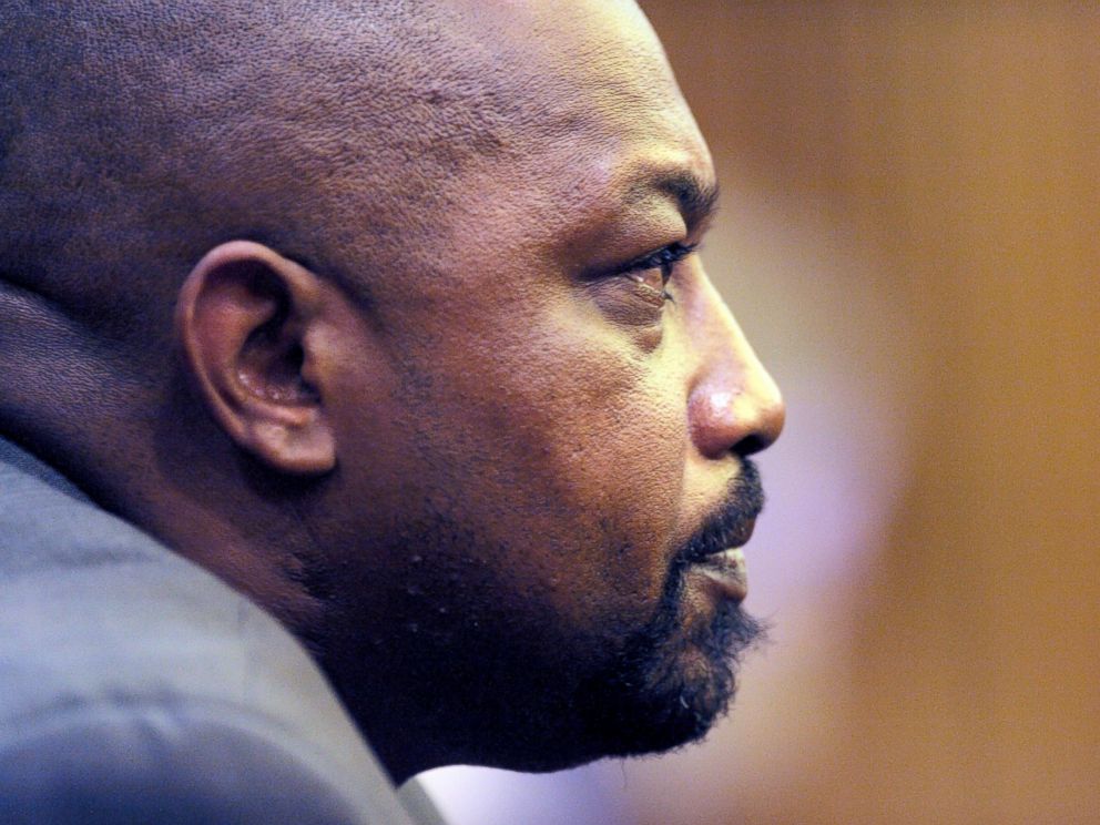 PHOTO: Walter Ray Simmons, Renisha McBrides father, listens during testimony of Theodore Wafers trial, July 28, 2014, Detroit.