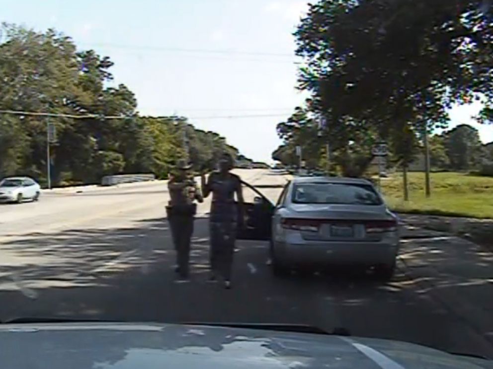 PHOTO: The Department of Public Safety in Austin, Texas released the dash cam footage of Sandra Blands arrest.