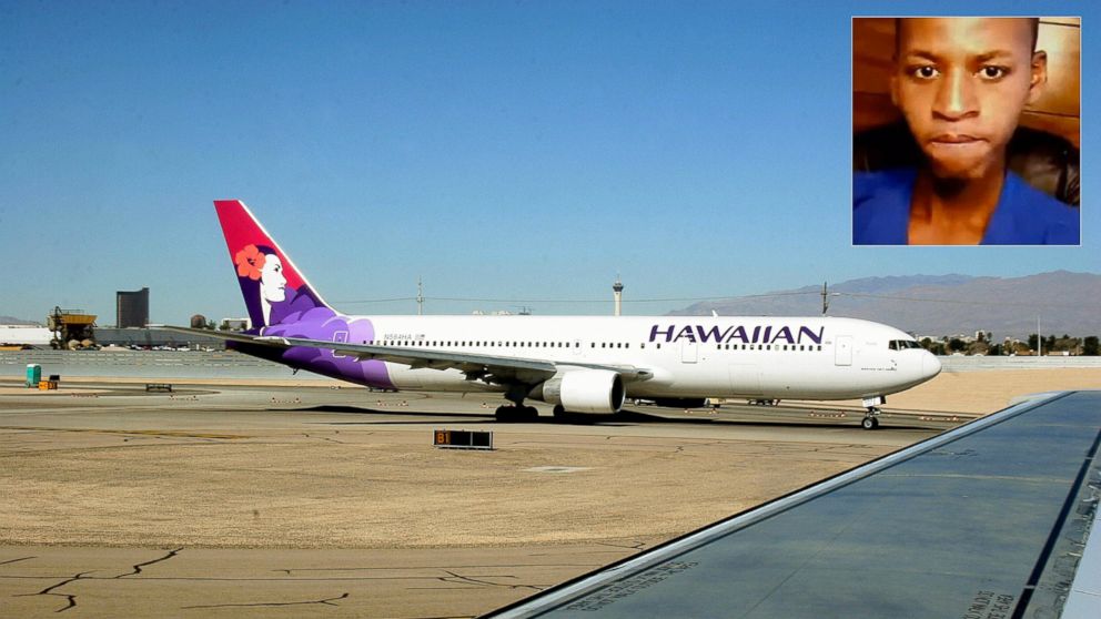 PHOTO: A Hawaiian Airlines jet taxies out to the runway at Phoenix Sky Harbor International Airport in Phoenix, Feb. 14, 2006. | Yahya Abdi, 15, somehow survived after stowing away in the wheel well of an April 2014 flight.