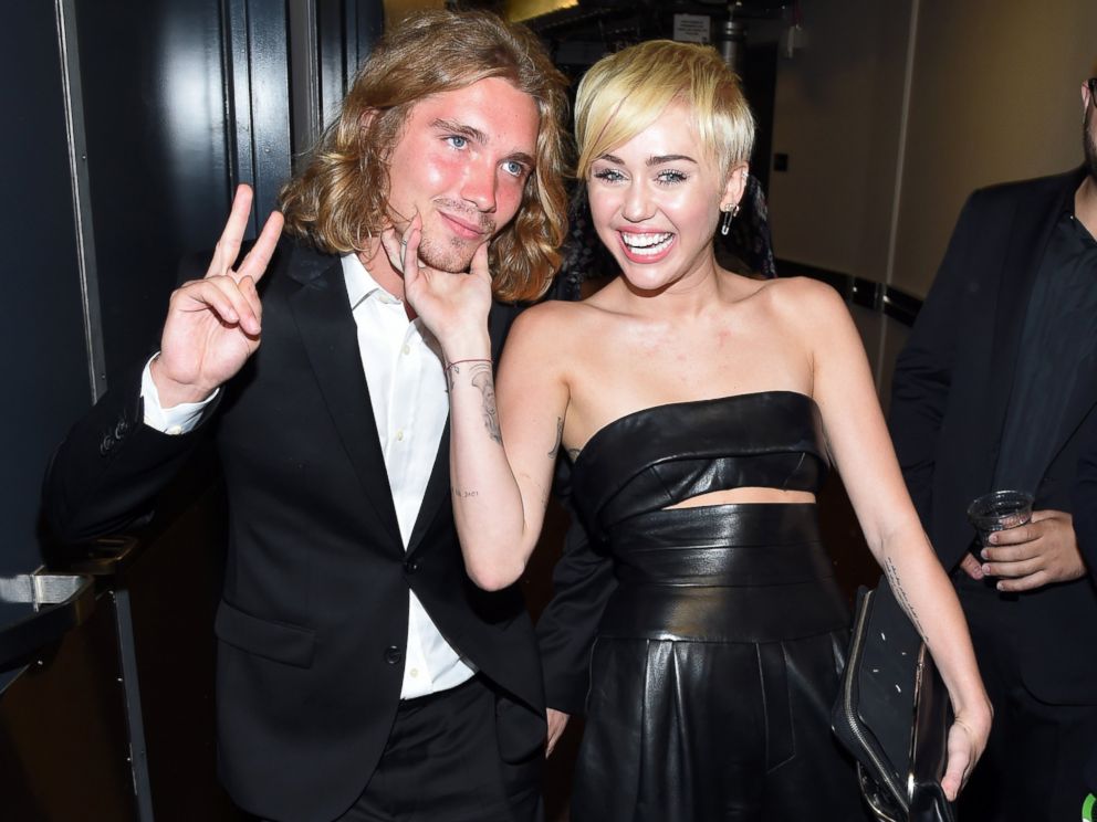 PHOTO: My Friends Place representative Jesse and Miley Cyrus attend the 2014 MTV Video Music Awards at The Forum, Aug. 24, 2014 in Inglewood, Calif.