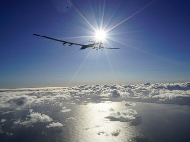 Solar-Powered Plane Lands Safely in California