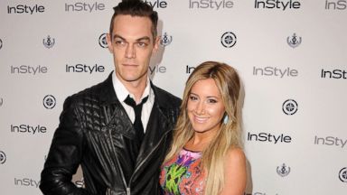 PHOTO: Ashley Tisdale and Christopher French arrives at the 13th Annual InStyle Summer Soiree at Mondrian Los Angeles, Aug. 14, 2013, in West Hollywood, Calif.