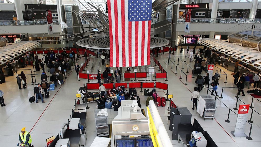 PHOTO: TSA, security, airplane, JFK, airport