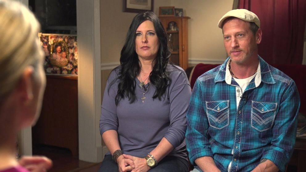 PHOTO: Rod Blanchard, Gypsy Blanchards father, and his wife Kristy Blanchard, discuss Gypsy Blanchards case with ABC News Amy Robach.