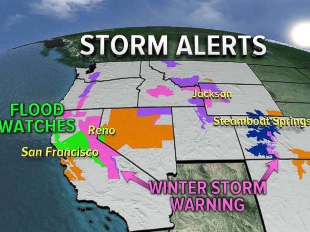 Storm Battering West Coast Now Moving East With Further Warnings - ABC News