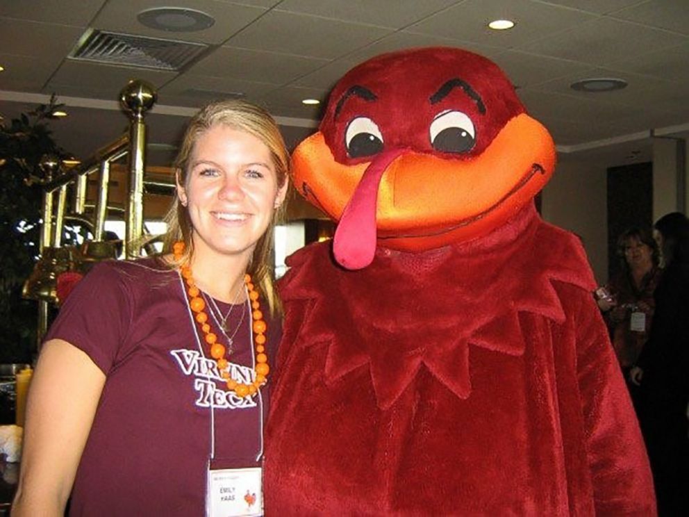 PHOTO: Emily Haas was a 19-year-old sophomore majoring in business when she survived the Virginia Tech shooting.
