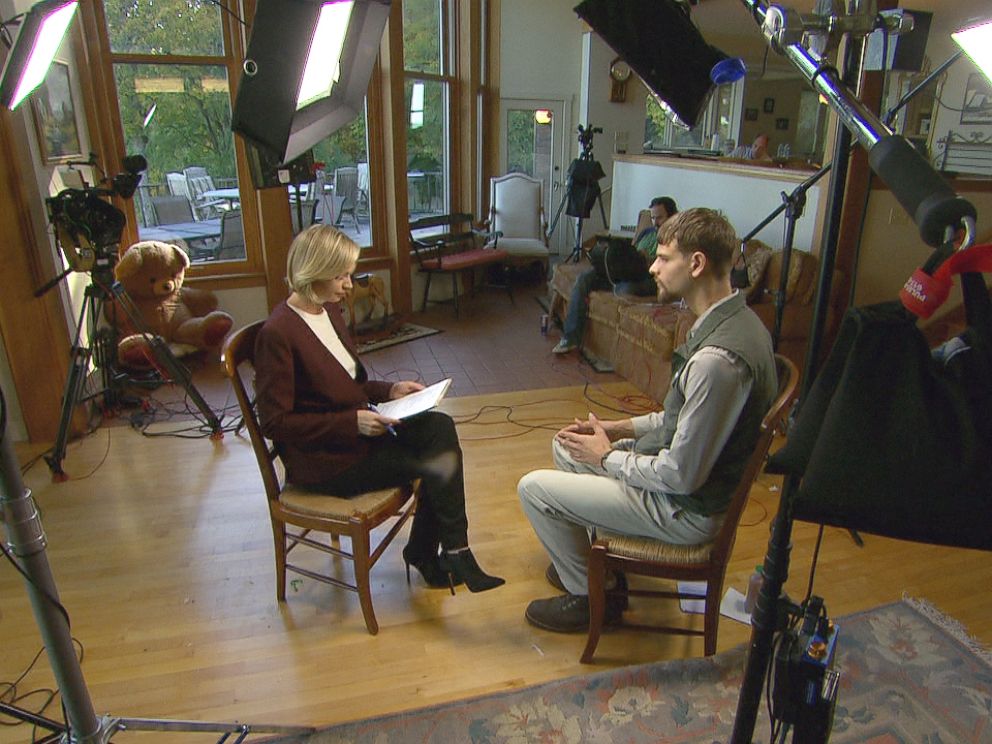 Reporters Notebook: What It Was Like to Interview Rescued Boater Nathan Carman PHOTO: ABC News Linzie Janis speaks to Nathan Carman, who says he wasnt responsible for his mothers death.