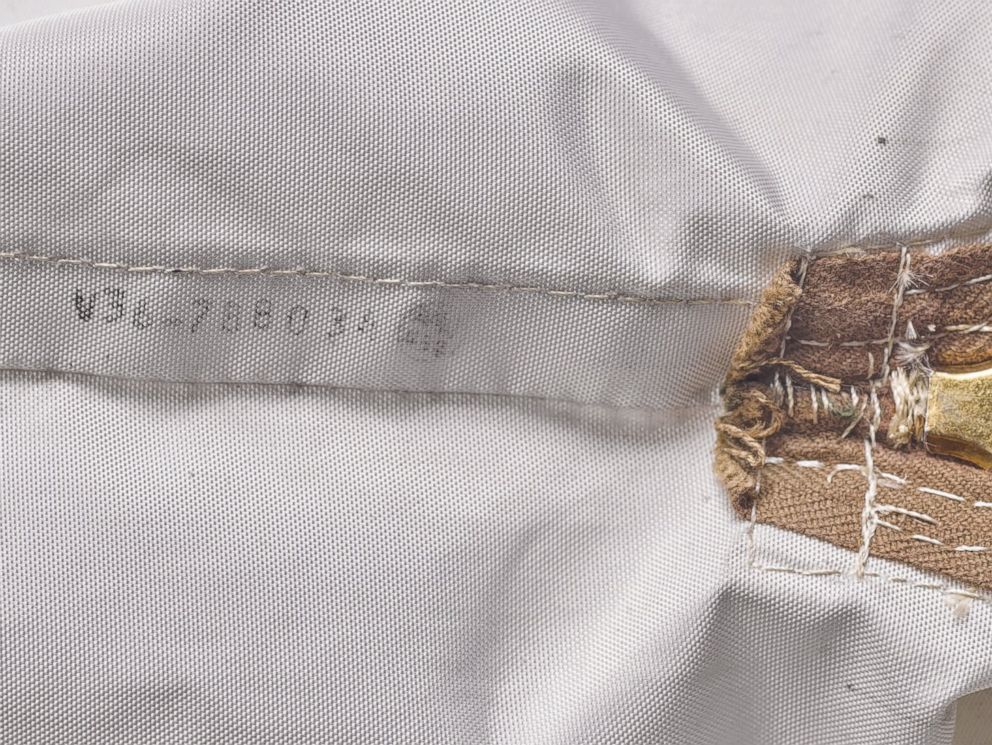 PHOTO: Serial number of the lunar sample bag from Apollo 11 that contains space dust.
