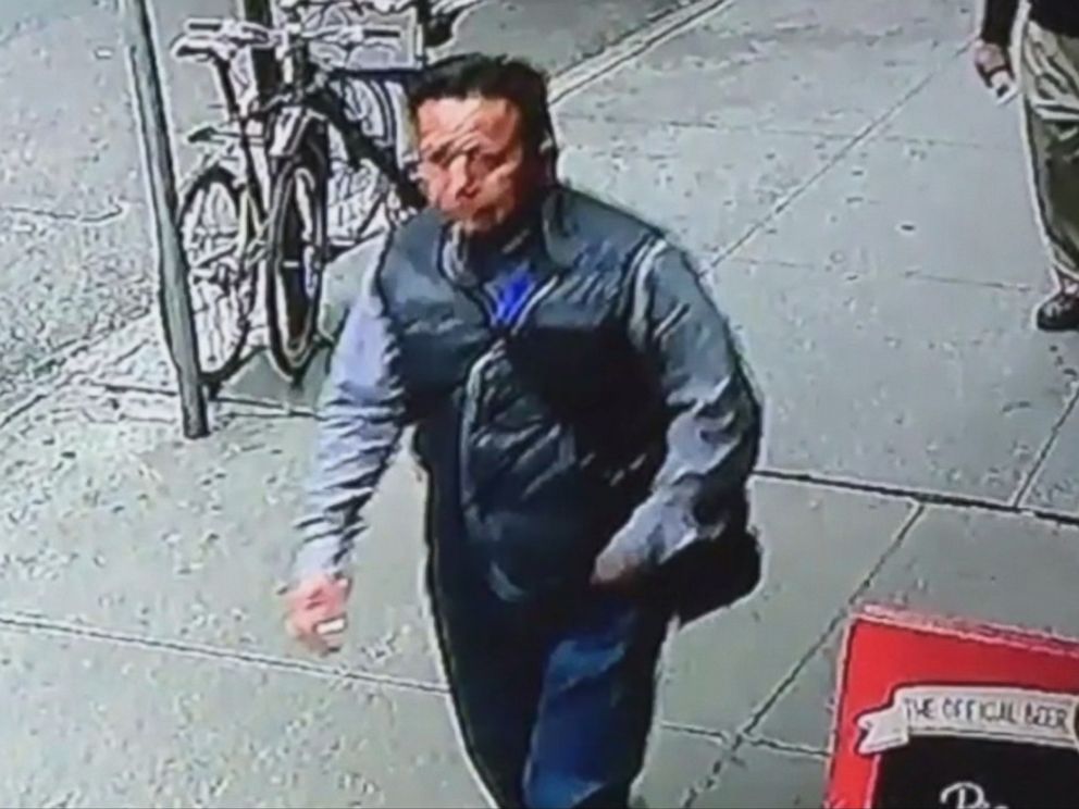 PHOTO: The New York Police Department said it is searching for an individual believed to have stolen an aluminum pail containing gold flakes valued at $1.6 million on Sept. 29, 2016.