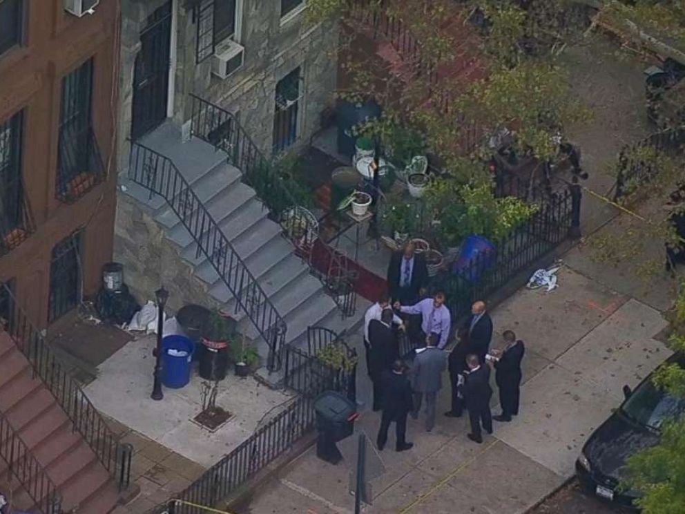 WABCPolice investigate a crime scene where an elderly couple was robbed on Wednesday
