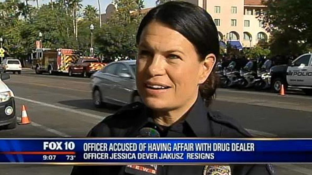 PHOTO: Tempe Police officer Jessica Dever Jakusz is accused of having a sexual affair with a drug dealer she was investigating.