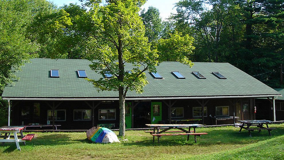 PHOTO: The Camp Emerson Arts Center, where the kiss allegedly happened, is shown.