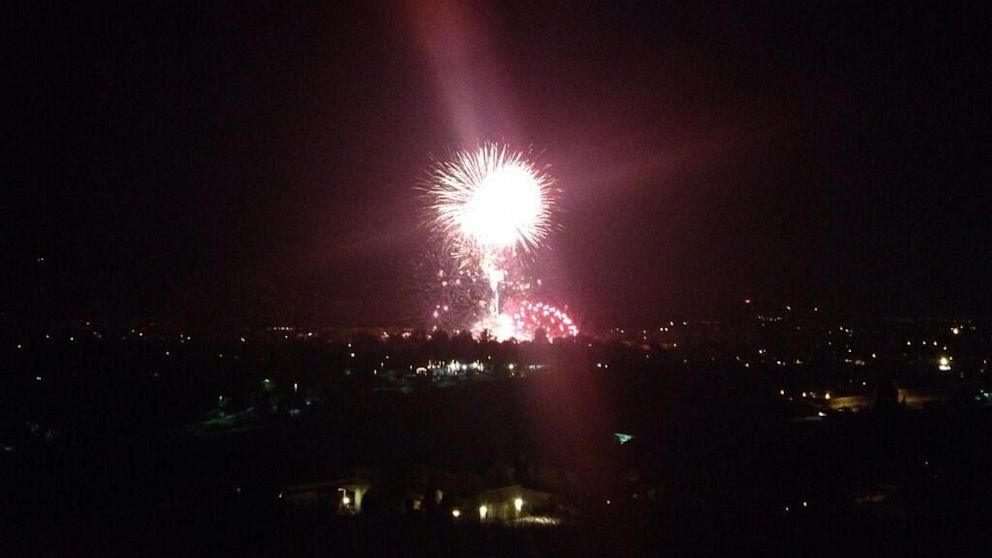 PHOTO: A fireworks mishap in a town northwest of Los Angeles has left over two dozen people injured after an "unintended" detonation took place during the Fourth of July fireworks display, police said.