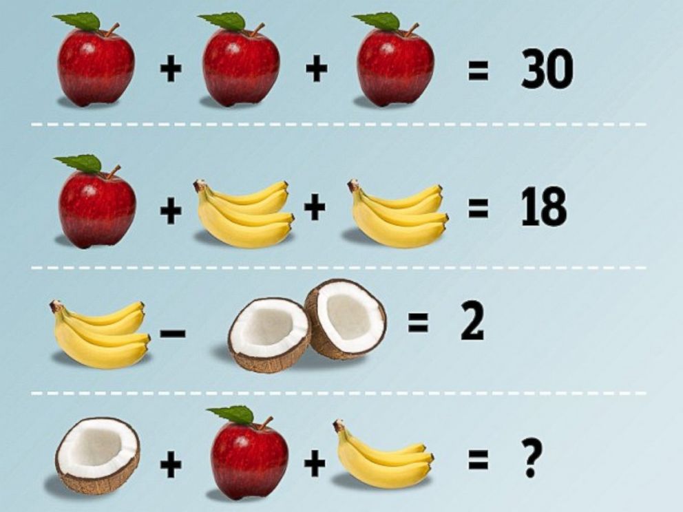 PHOTO: A seemingly simple childrens brainteaser is sweeping the internet as people struggle to find the correct answer.