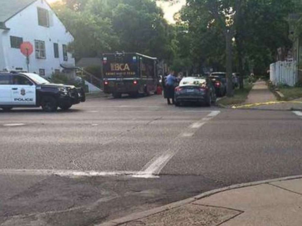PHOTO: Authorities respond to the scene where a woman was shot and killed by a Minneapolis police officer.
