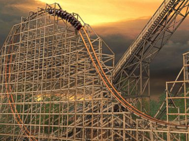PHOTO: A rendering of Goliath, scheduled to open June 2014 at Six Flags Great America in Gurnee, Ill.