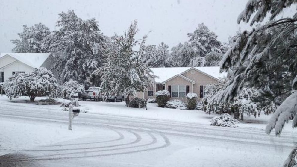 Early Season Snow, Cold Shocks the Southeast ABC News