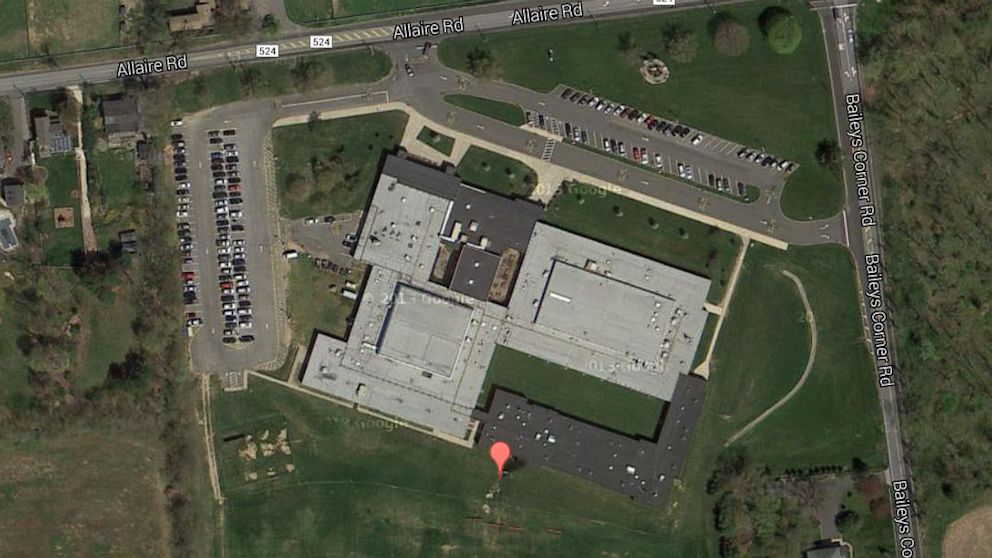 PHOTO: An aerial view of Wall Intermediate School in Wall Township, N.J.
