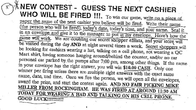 PHOTO: he owner of an Iowa convenience store chain has been called "The Boss from Hell" by one former worker, who claims he offered prize money to employees who predicted which of their colleagues would be fired next.