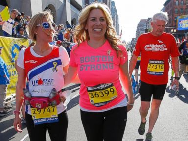 Bomb Survivor Runs in Boston