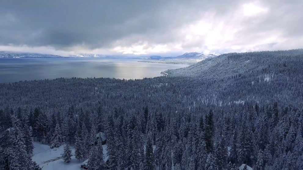 Heavy Snowfall in Lake Tahoe Video ABC News