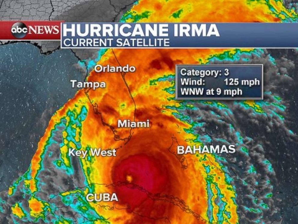 Irma Begins To Batter Florida With Powerful Winds; Tornadoes Reported 