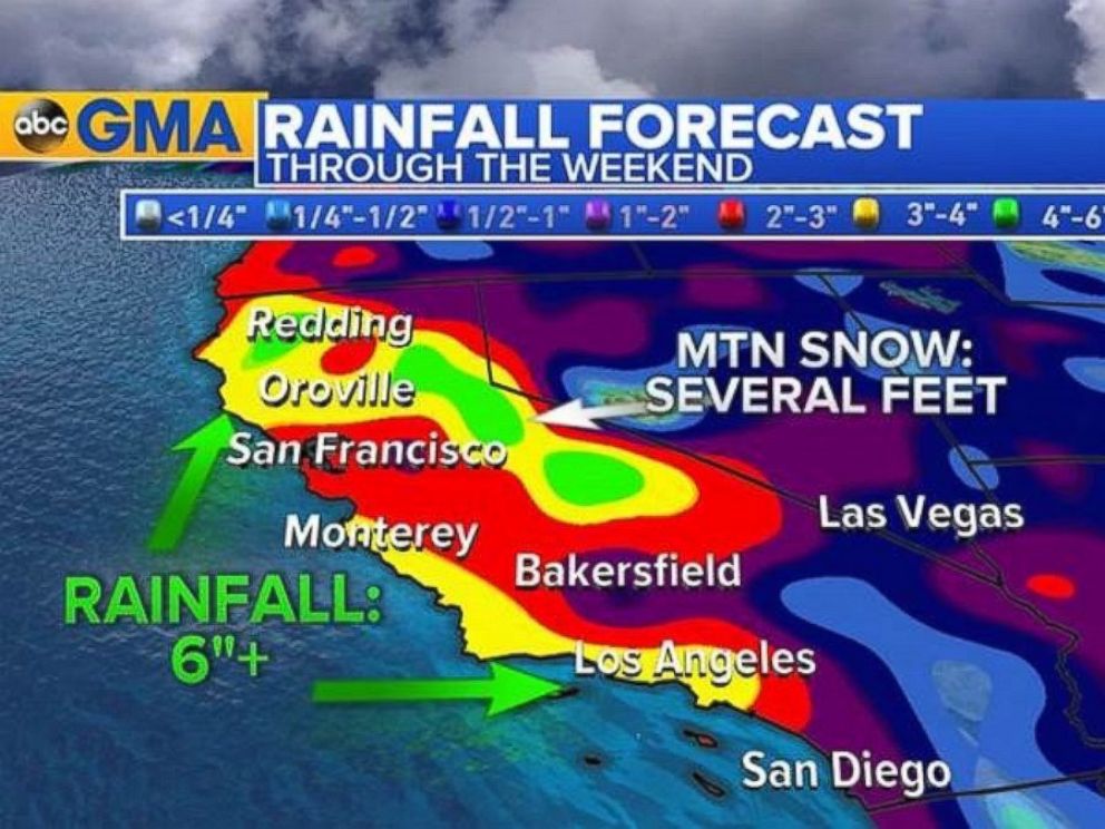 PHOTO: The rainy weather will linger in Southern California through this weekend.