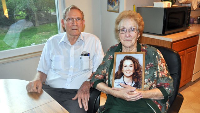 PHOTO: Their 19-year-old daughter Sylvia Crowell was killed in a shooting spree at at local Chuck E. Cheese on Dec. 13, 1993.