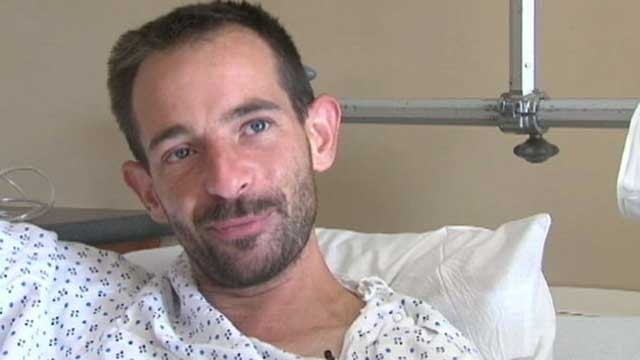 PHOTO: 33 year old hiker, Daniel Samuelsen said he fell into the tunnel, near the mouth of Parleys Canyon, and broke his leg during a hike, Aug. 29, 2012.