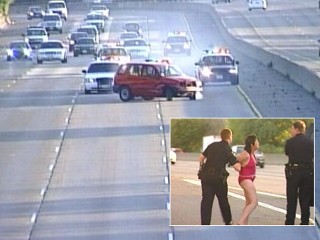 Tankini-clothed Chase Suspect Arrested