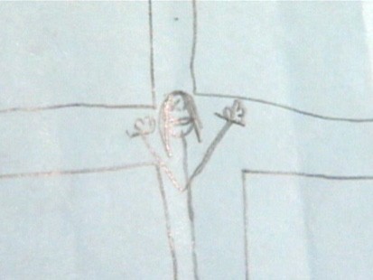 Christ on the Cross? A Child's Drawing - ABC News