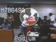 Dad's Punch Sparks Courtroom Brawl